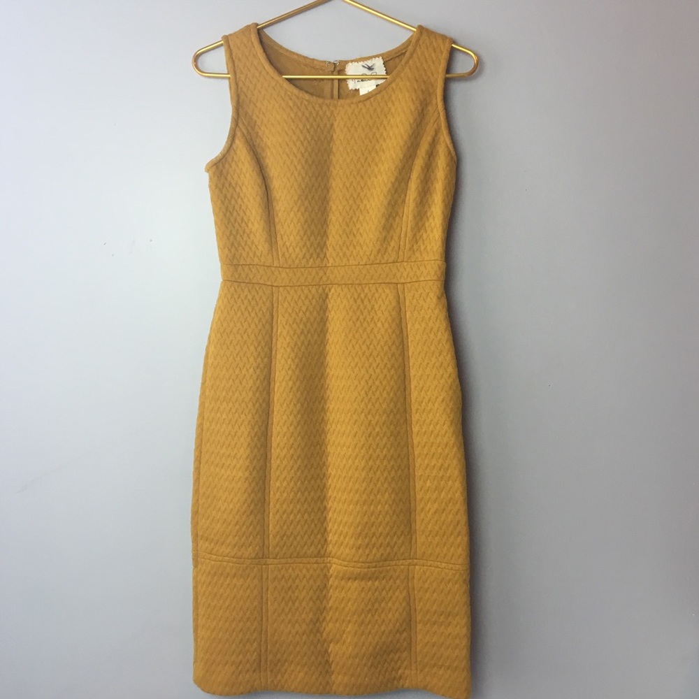 Anthropologie | Tabitha Quilted Chevron Dress | 6